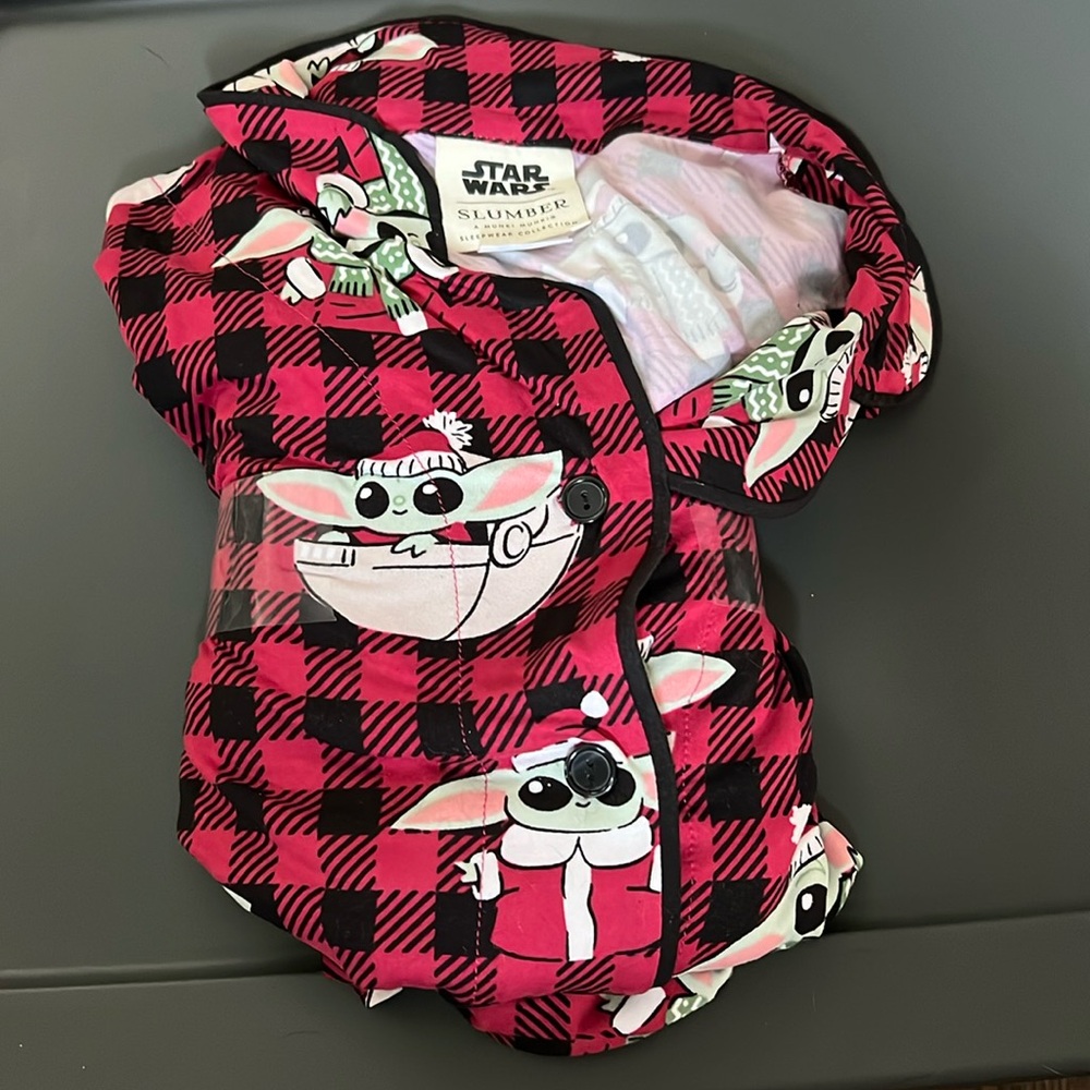 Baby Yoda Christmas pajamas